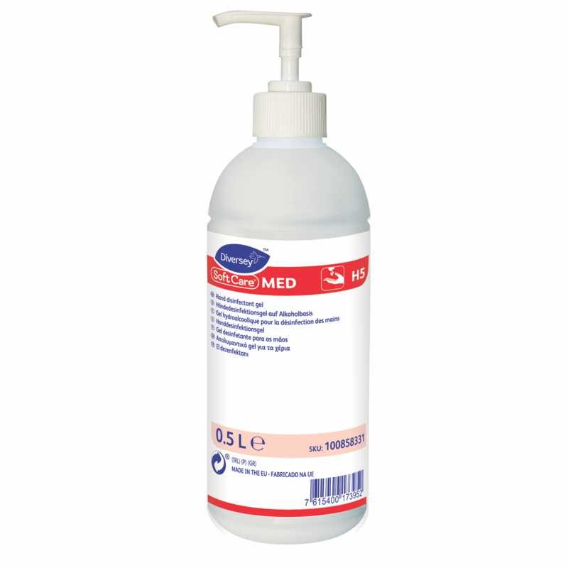 SOFT CARE Med alkoholos kézfertőtlenítő gél 500 ml