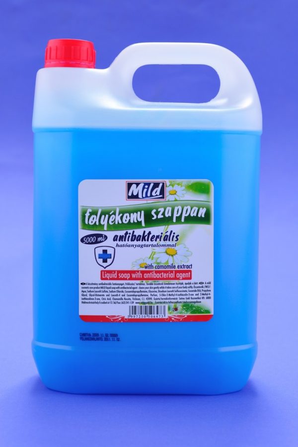 MILD folyékony szappan antibakteriális hatóanyag tartalommal 5 literes