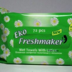 Freshmaker nedves törlőkendő Eco 72 darabos