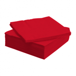 Tissue Exclusive 33x33 cm-es papírszalvéta 3 rétegű piros