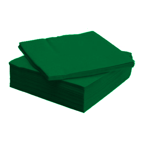 Tissue Exclusive 33x33 cm-es papírszalvéta 2 rétegű sötétzöld