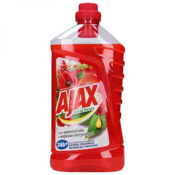 Ajax általános lemosó 1 literes piros virág