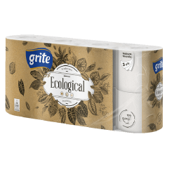 Grite Ecological 8 tek. 3 rétegű toalettpapír (135 lap/tekercs)