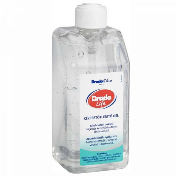 Bradolife kézfertőtlenítő gél 500 ml