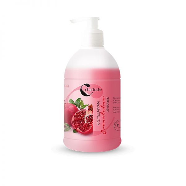 Charlotte krémszappan gránátalma – olívaolajjal 500 ml