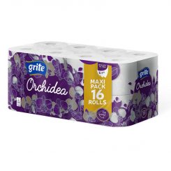 Grite Orchidea 16 tek 3 rét fehér toalettpapír (145 lap/tekercs)