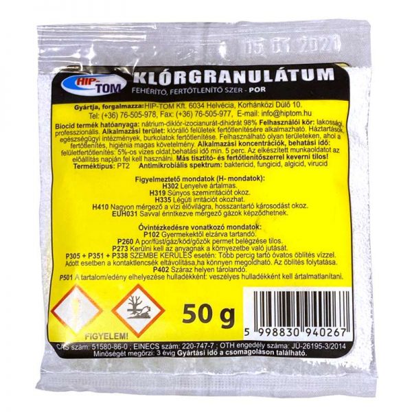 Klór granulátum 50 g