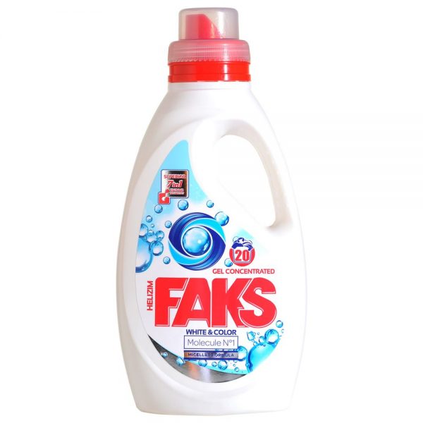 Faks White&Color folyékony mosószer Micellar 1 l=20 mosás