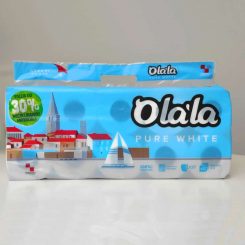 Olala Pure White 10 tekercses 3 rétegű toalettpapír