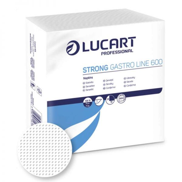 LUCART STRONG GASTRO LINE 600 éttermi szalvéta 18X18