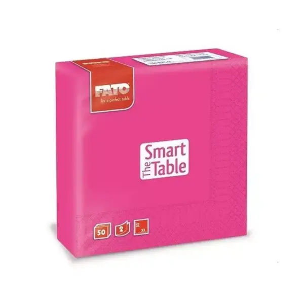 FATO SMART TABLE 33X33, 2-rétegű szalvéta fukszia / fuchsia 82621600