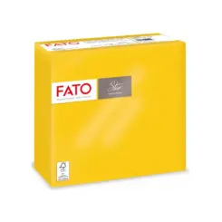 FATO STAR Punta-Punta 38x38, 2-rétegű szalvéta sárga / yellow 82990200