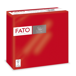 FATO STAR Punta-Punta 38×38, 2-rétegű szalvéta piros / red 82990400