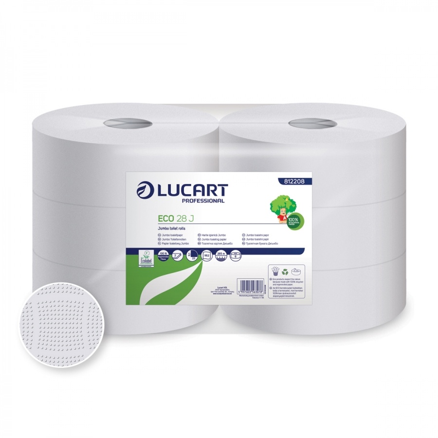 LUCART ECO 28 J JUMBO Toalettpapír 812208