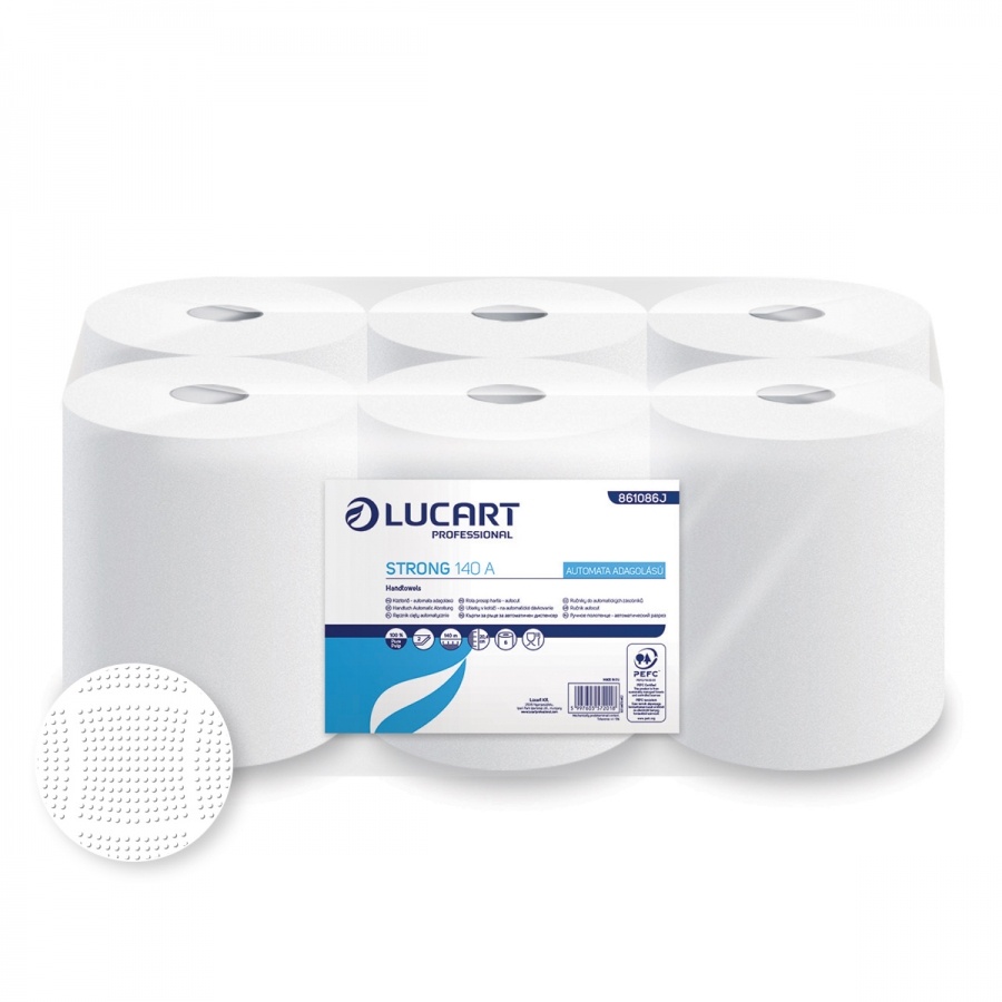 LUCART STRONG 140 A Tekercses kéztörlő automata adagolású 861086J