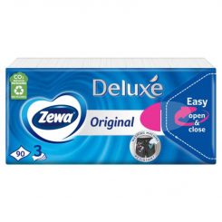 Zewa Deluxe papírzsebkendő illatmentes 90 db