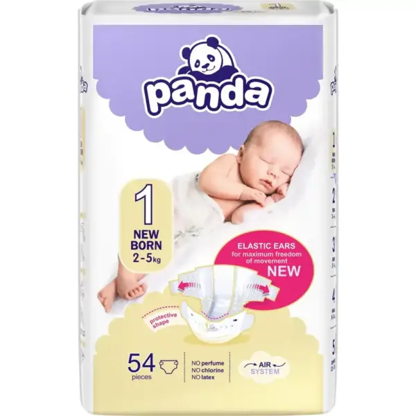 Panda pelenka újszülött/54 db