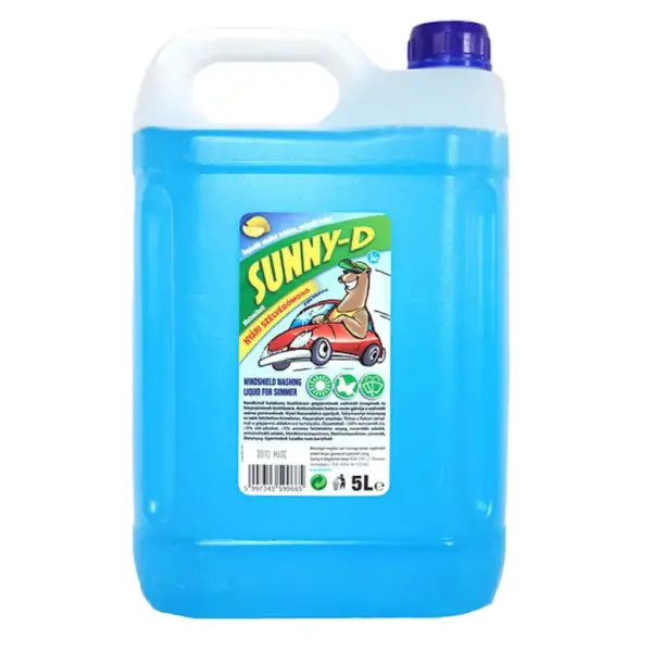 Sunny-d nyári szélvédőmosó 5 liter. PET