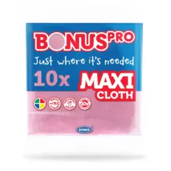 BonusPRO MAXI Általános törlőkendő piros 10 db