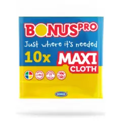 BonusPRO MAXI Általános törlőkendő sárga 10 db