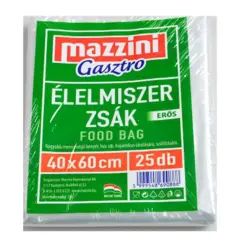 Mazzini élelmiszerzsák 40x60cm erős 25db/csomag