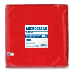 BonusPRO MicroCLEAN mikroszálas kendő piros 10 db