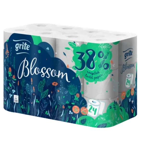 Grite Blossom 24 tekercses 3 rétegű toalettpapír ÚJ