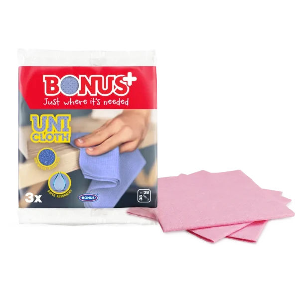Bonus UNI törlőkendő 3 db-os