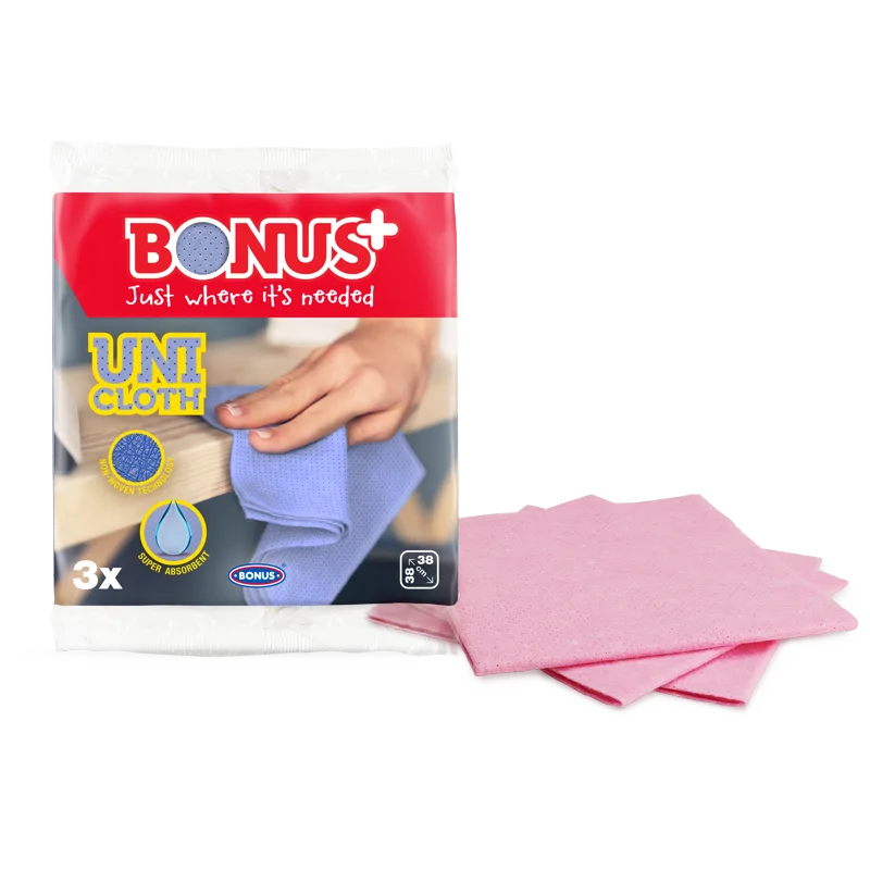 Bonus UNI törlőkendő 3 db-os
