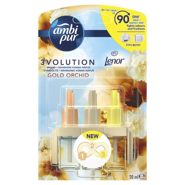 AMBI PUR 3Volution elektromos légfrissítő utántöltő Gold Orchid 20ml