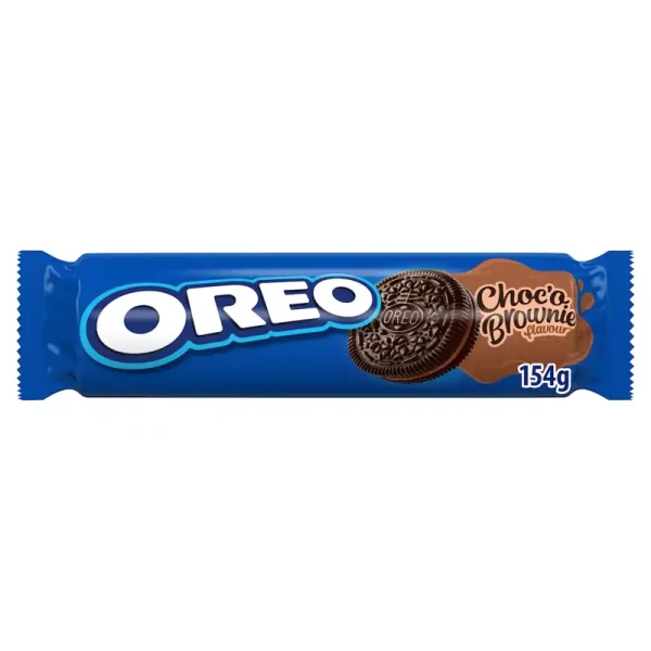 Oreo Choco Brownie 154g töltött kakaós keksz
