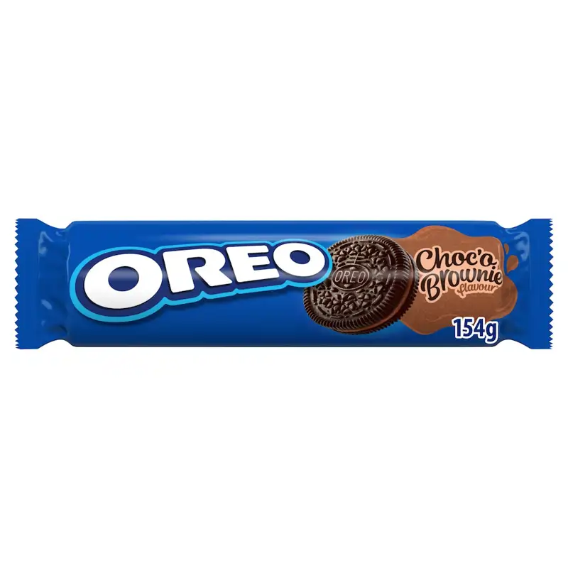 Oreo Choco Brownie 154g töltött kakaós keksz
