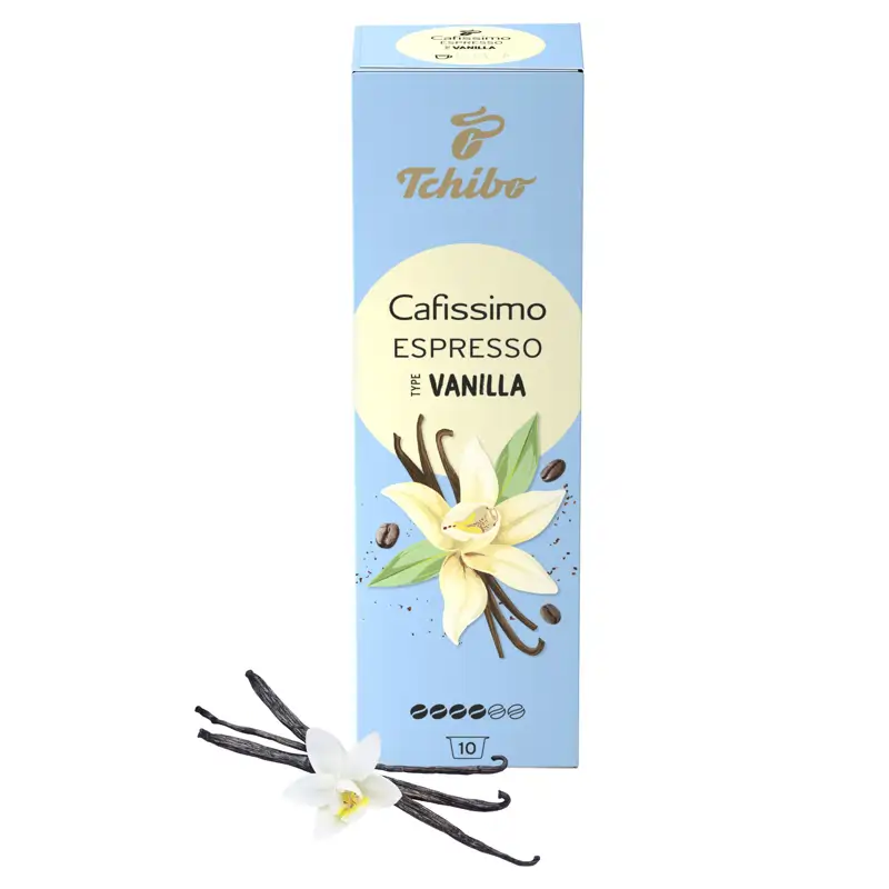 TCHIBO Cafissimo Espresso Vanilla - vanília ízesítésű kapszula 10 db