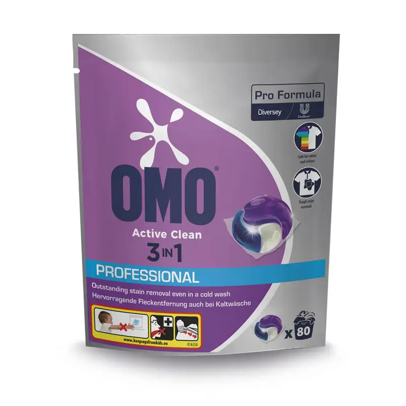 OMO Pro Formula Active Clean univerzális mosókapszula 80db