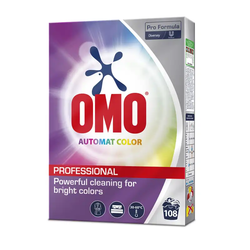 OMO Professional Automat Color mosópor színes textíliákhoz 108 mosás 5,4kg