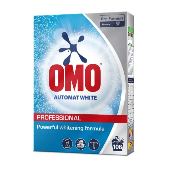 OMO Professional Automat White mosópor fehér textíliákhoz 108 mosás 5,4kg